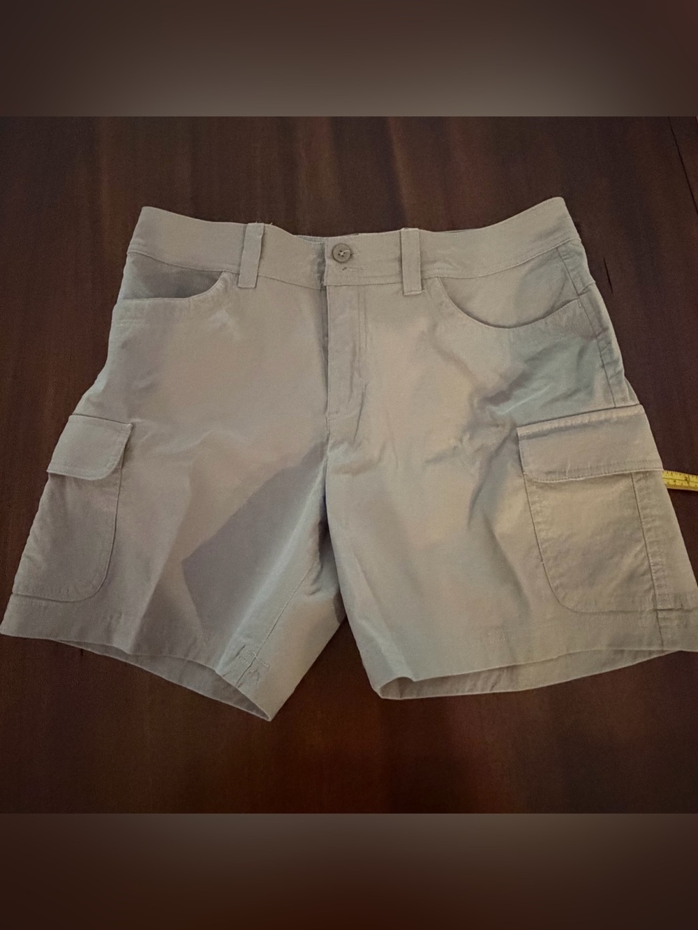 Eddie Bauer Summer Trail Shorts in Light Tan/grey Womens size 8